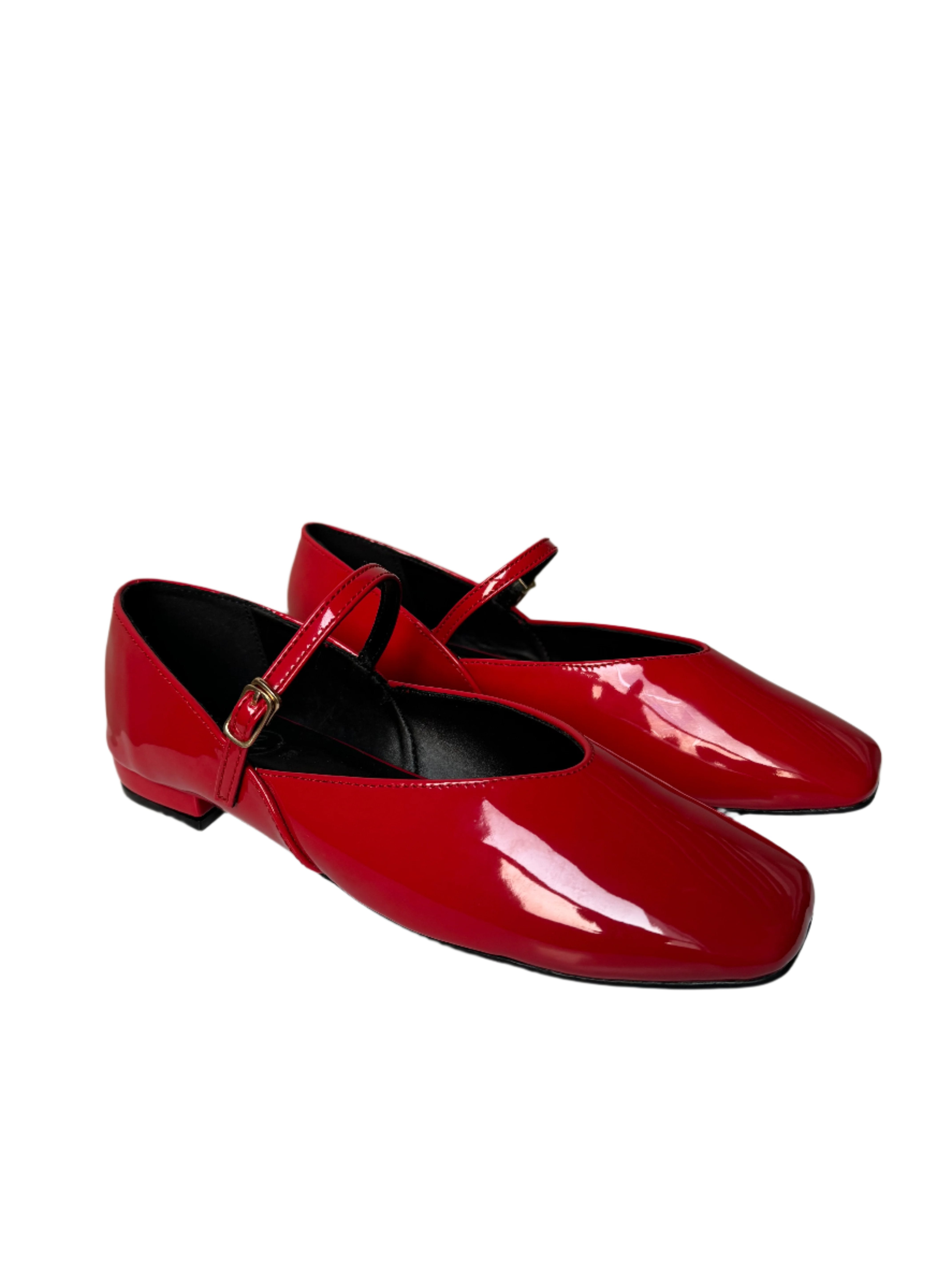 BALLET FLATS- RED