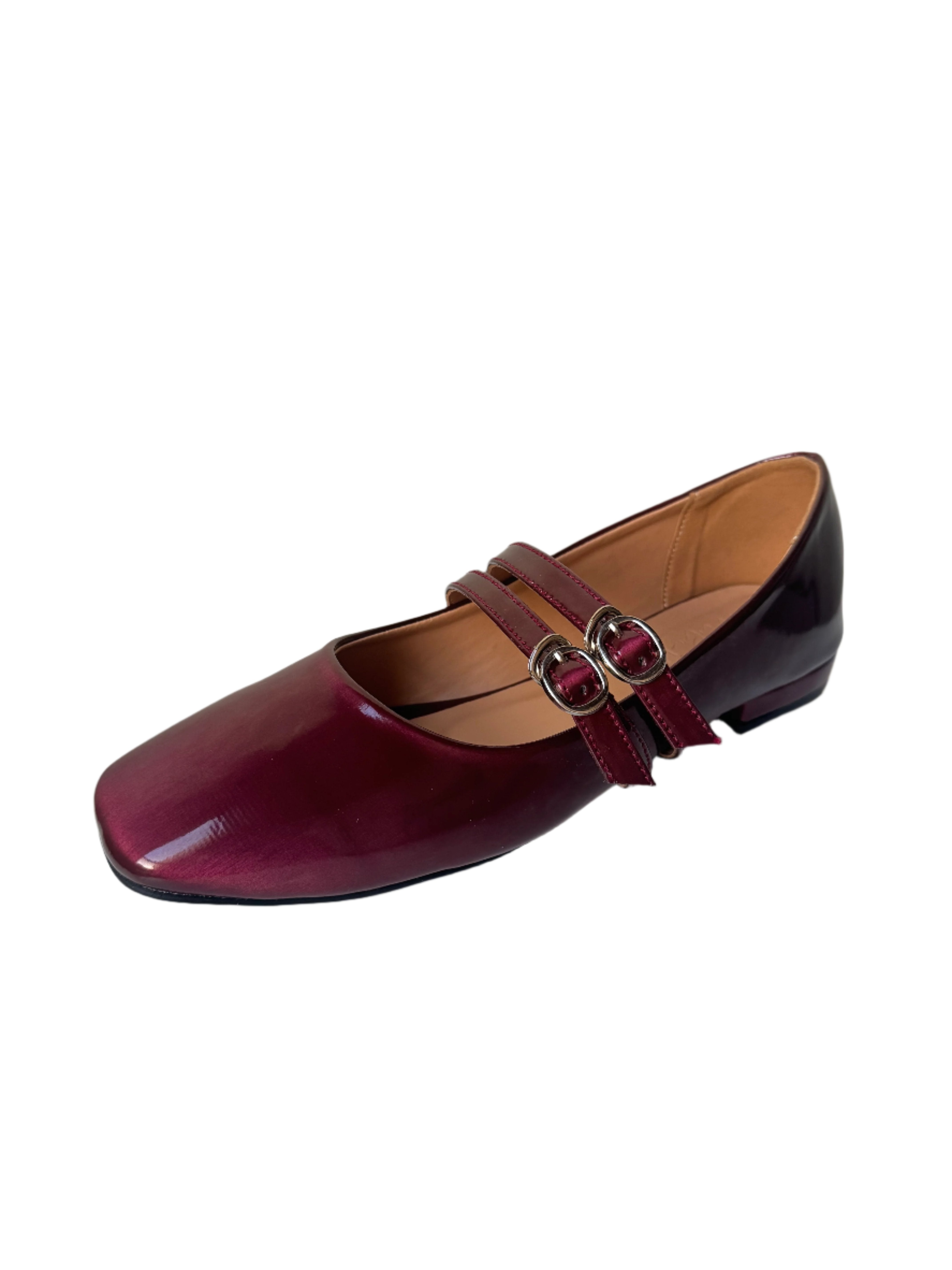 MARY JANE CHERRY RED - FLATS