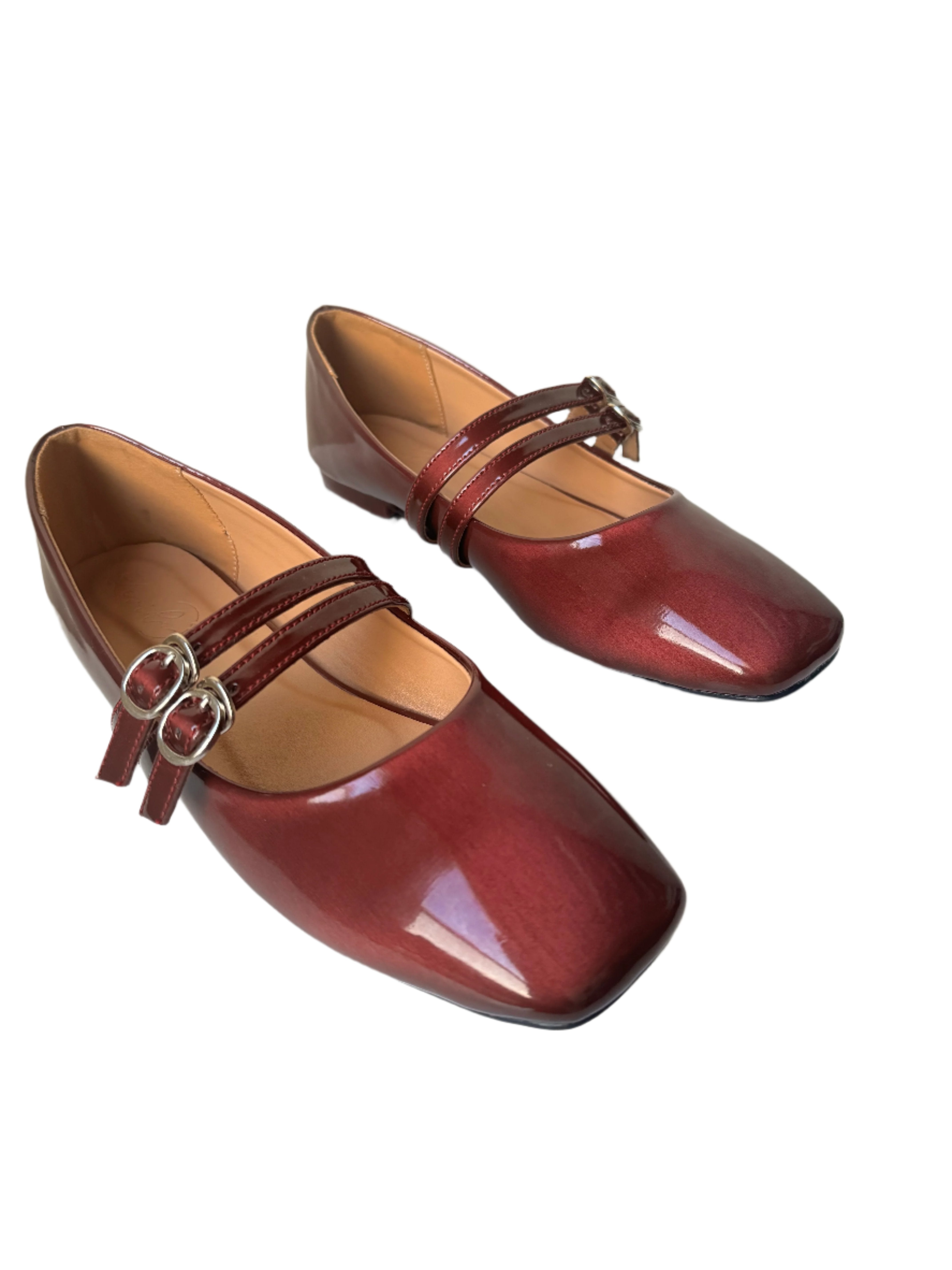 MARY JANE CHERRY RED - FLATS