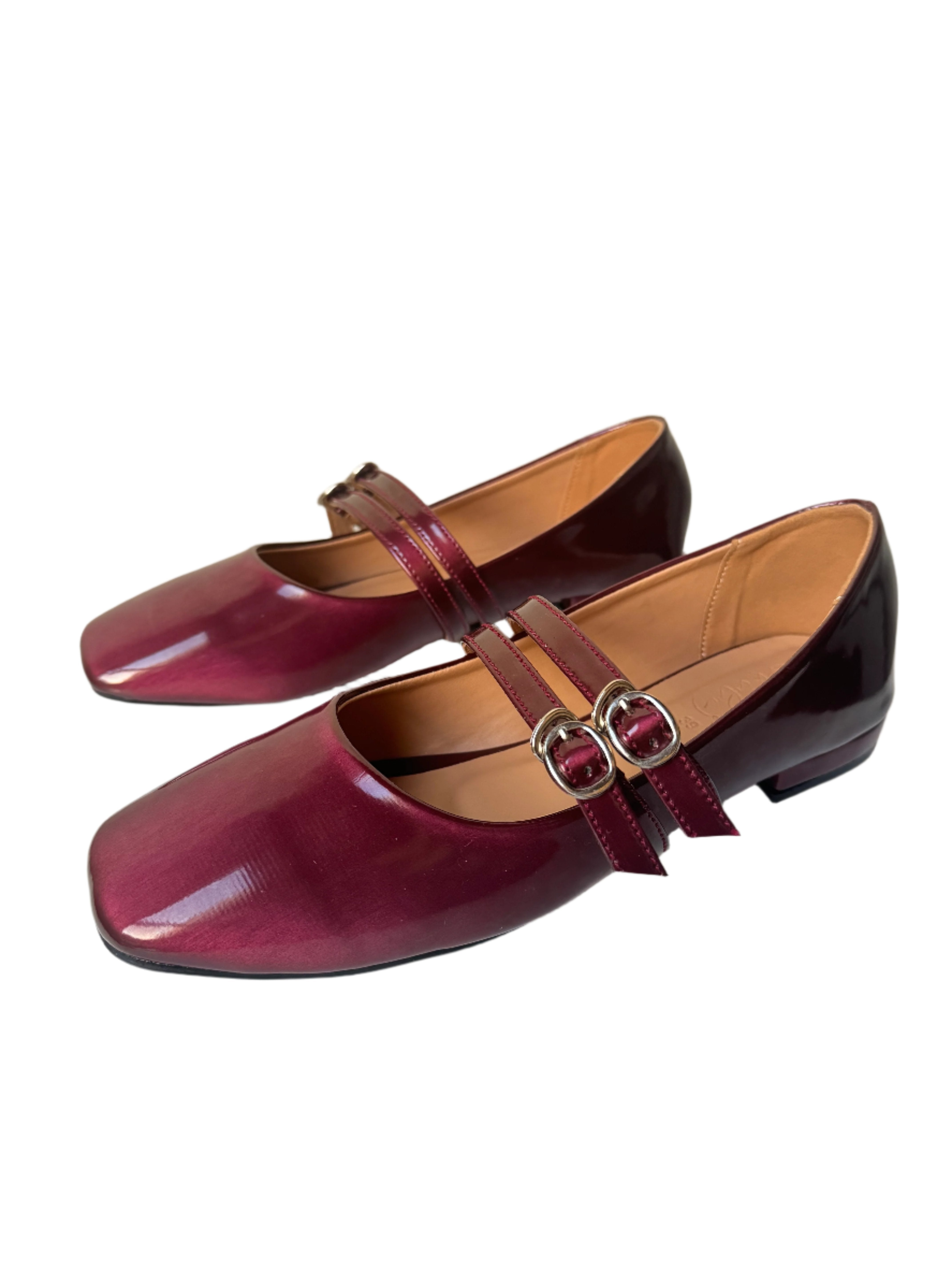 MARY JANE CHERRY RED - FLATS