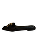 BLACK BUCKLE SLIDES