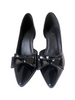 BLACK BOW COURT HEEL