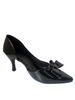 BLACK BOW COURT HEEL